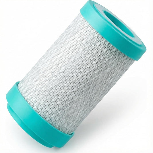 RV Water Softener Prefilter Replacement - 5-Micron, 2-Stage Filtration with Coconut Shell Carbon Block
